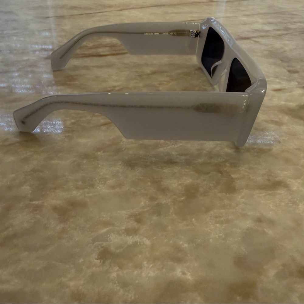 Off-White Troy‎ Arrow Grey Blue Rectangular Sungl… - image 7